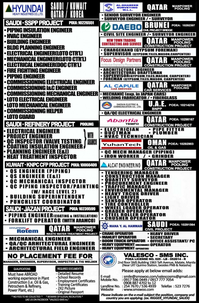 3-6-2016- Manila Bulletin Adds